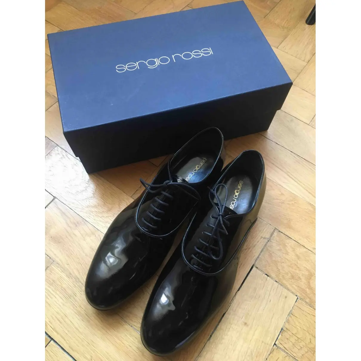 Sergio Rossi Patent leather flats for sale