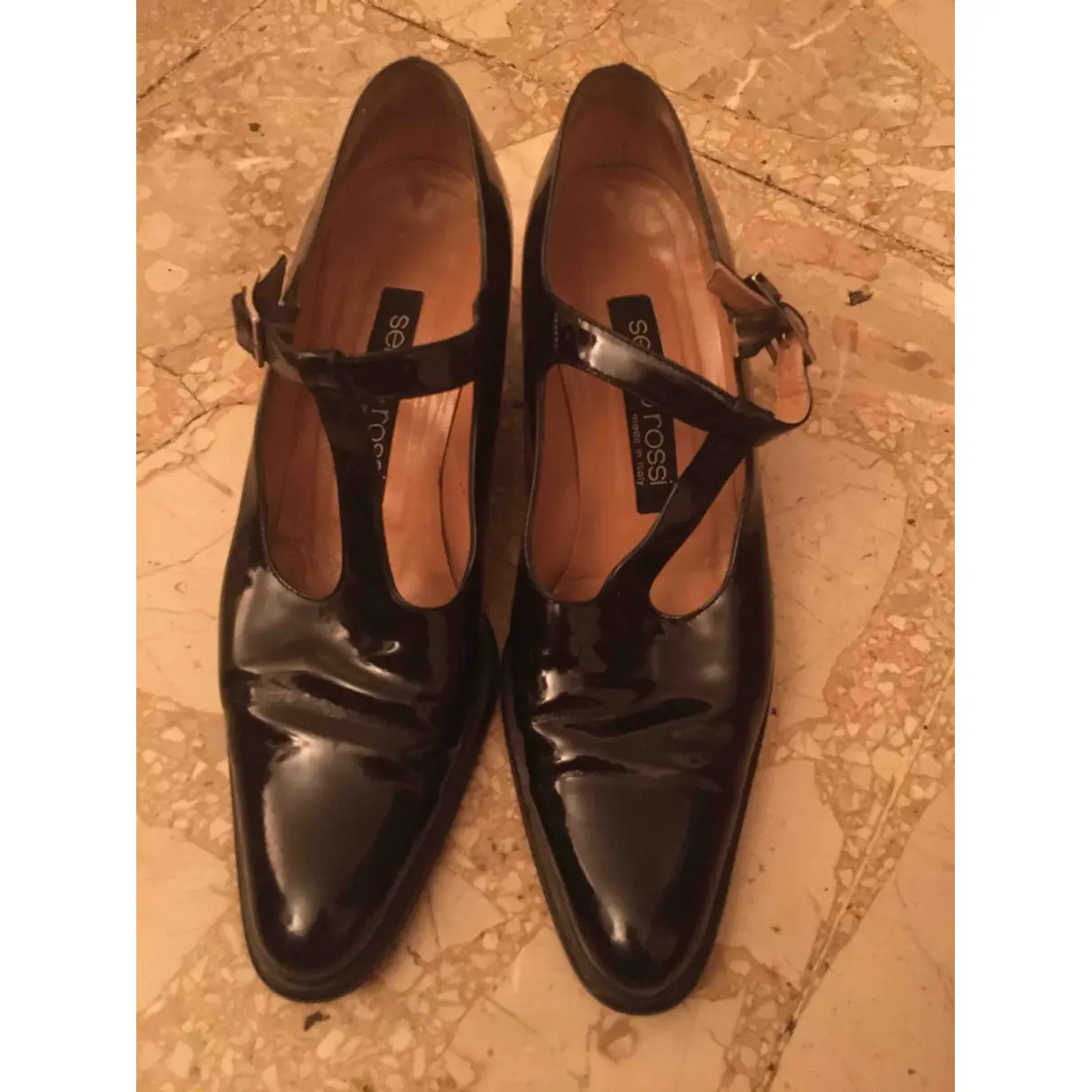 Buy Sergio Rossi Patent leather heels online