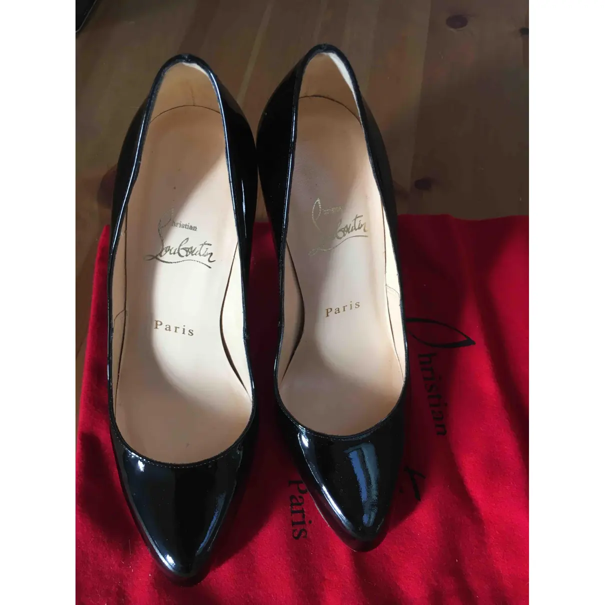 Buy Christian Louboutin Simple pump patent leather heels online