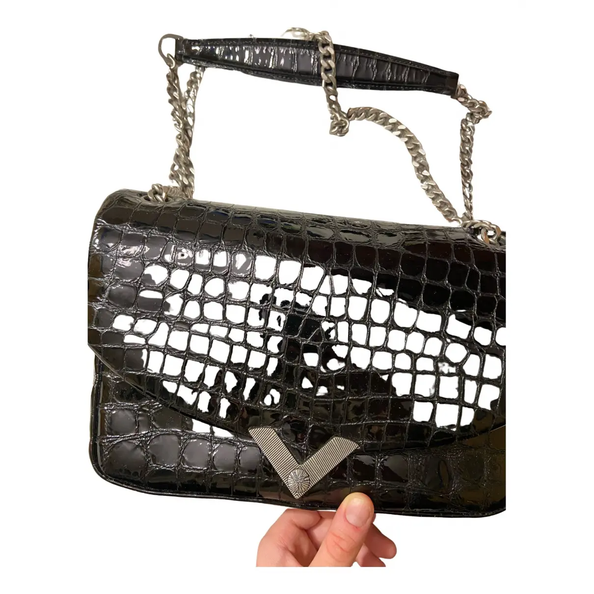 Stella patent leather handbag The Kooples