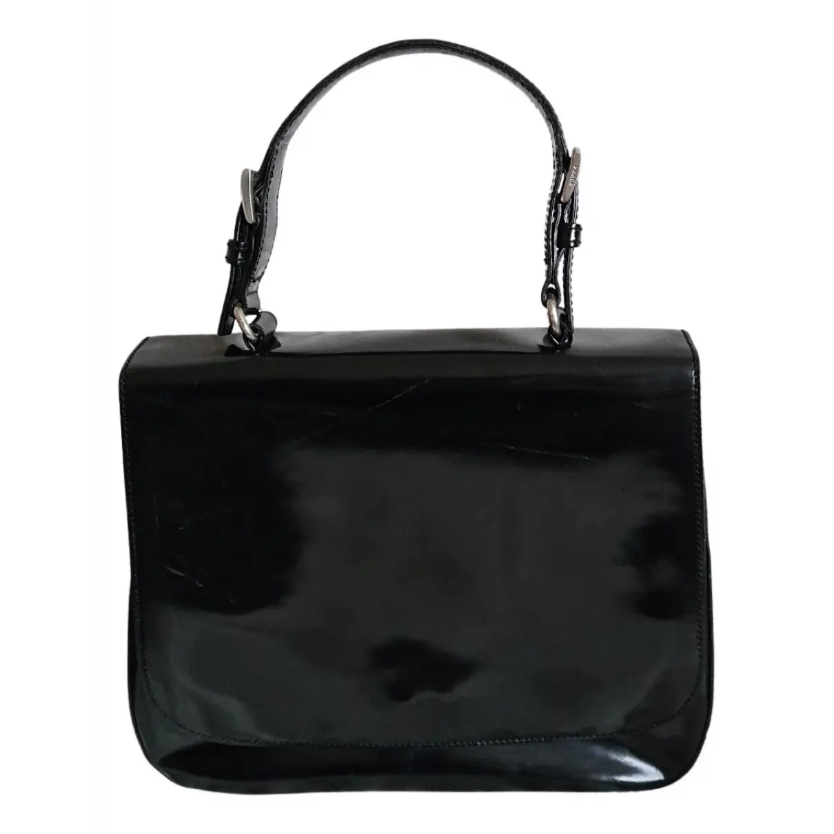 Tessuto patent leather handbag Prada - Vintage