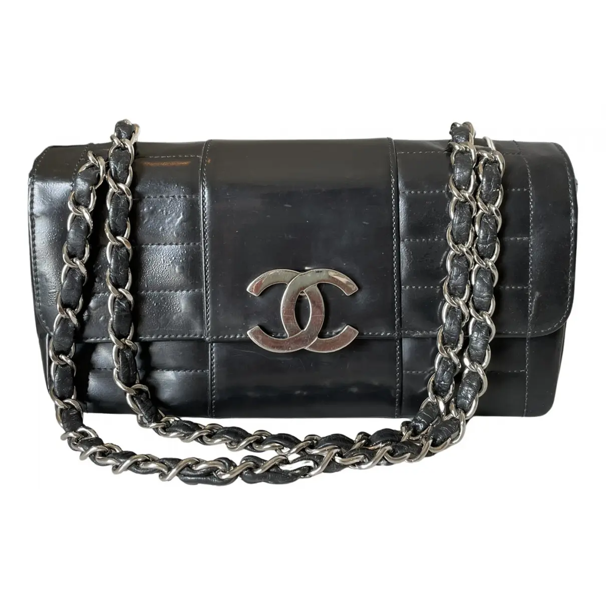 Timeless/Classique Valentine patent leather crossbody bag Chanel - Vintage
