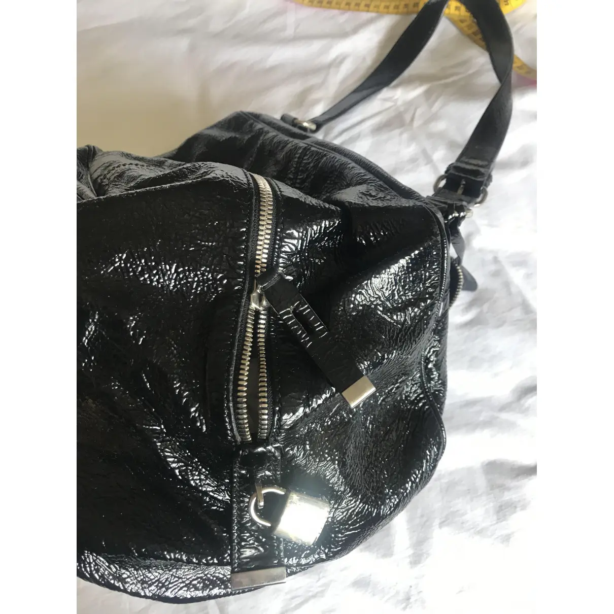 Patent leather handbag Tod's