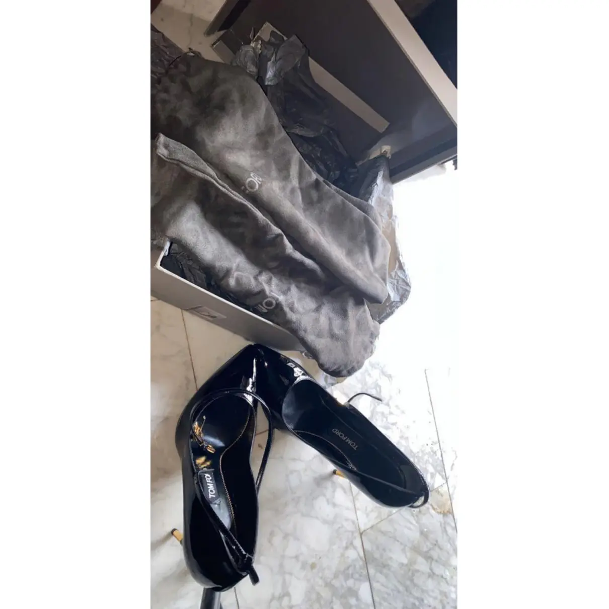 Patent leather heels Tom Ford