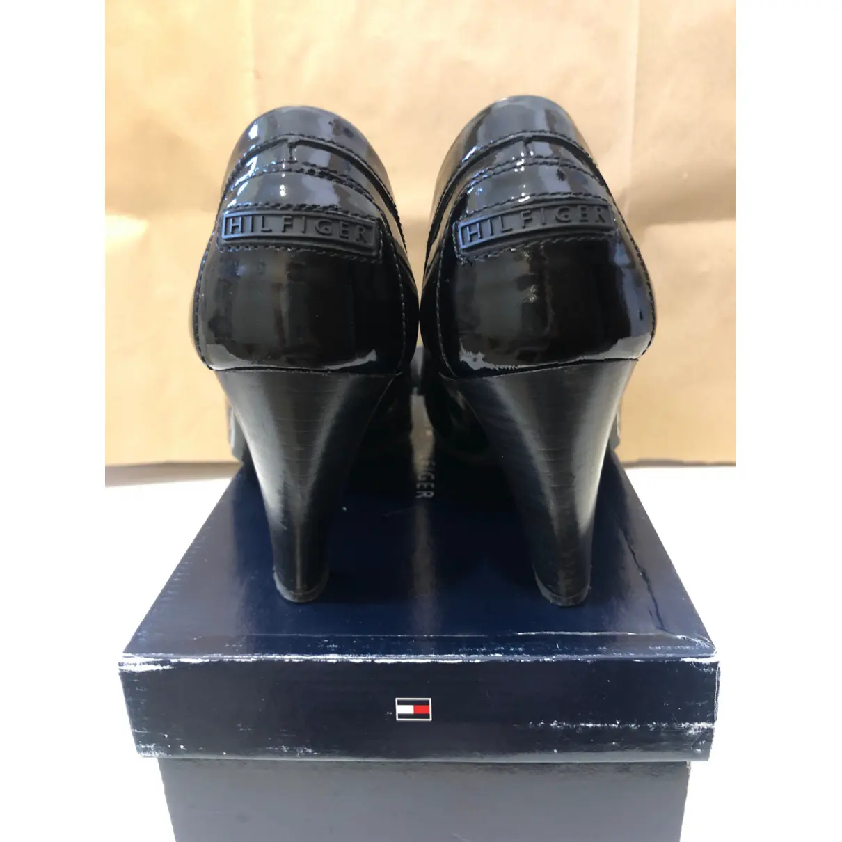 Patent leather flats Tommy Hilfiger