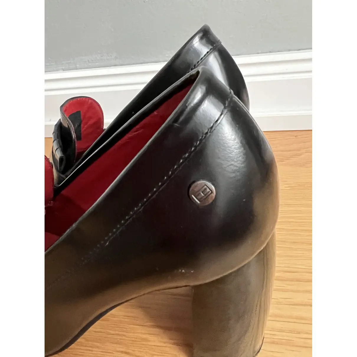 Patent leather heels Tommy Hilfiger
