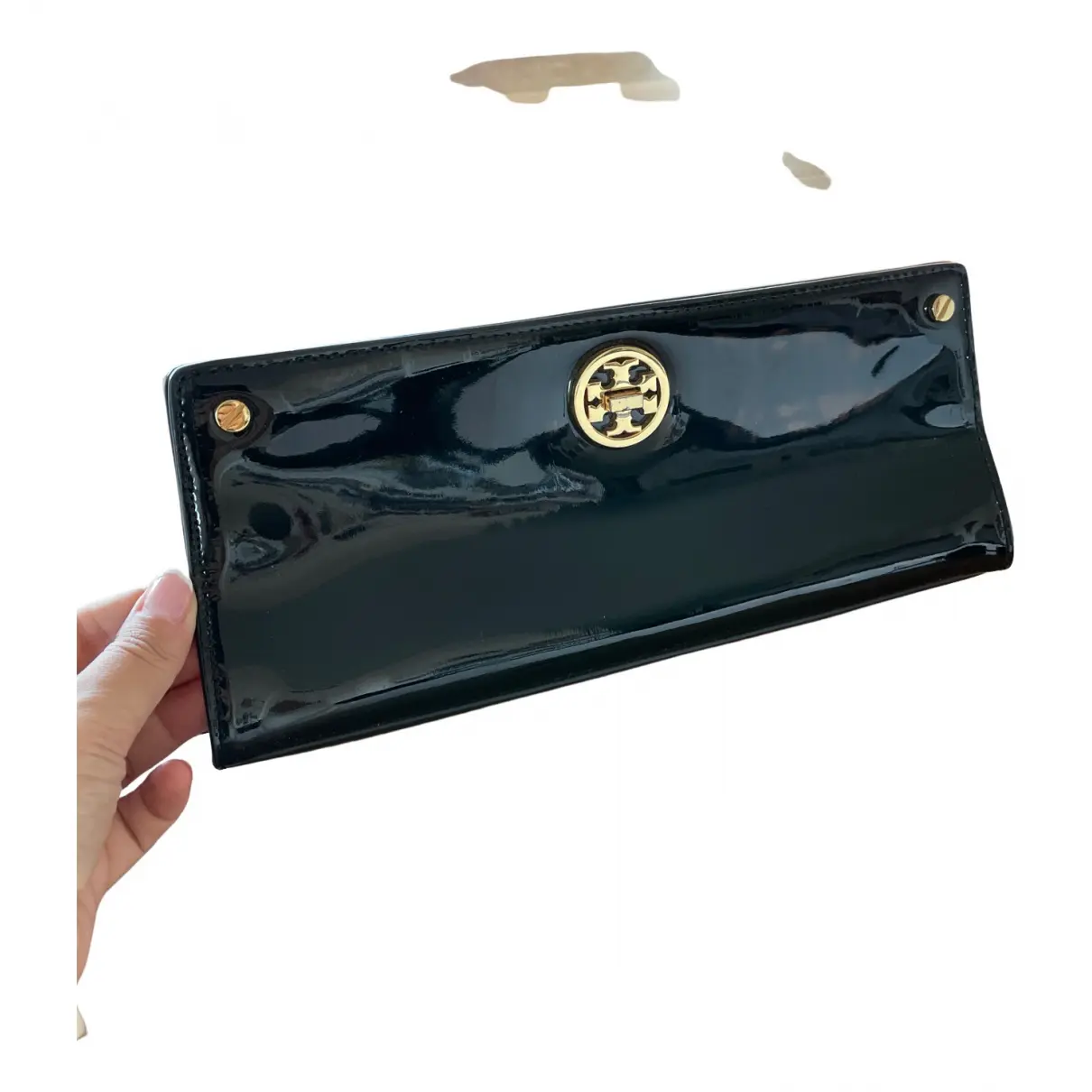 Patent leather clutch bag Tory Burch