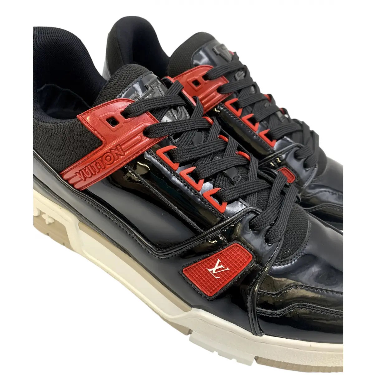 Trainer Sneaker Boot High patent leather low trainers Louis Vuitton