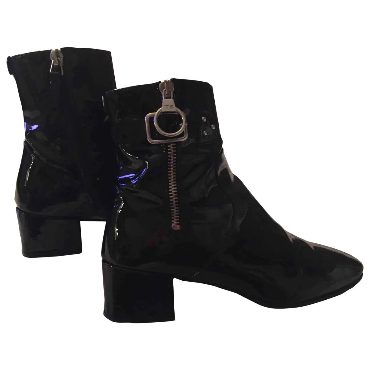 Patent leather ankle boots Twinset