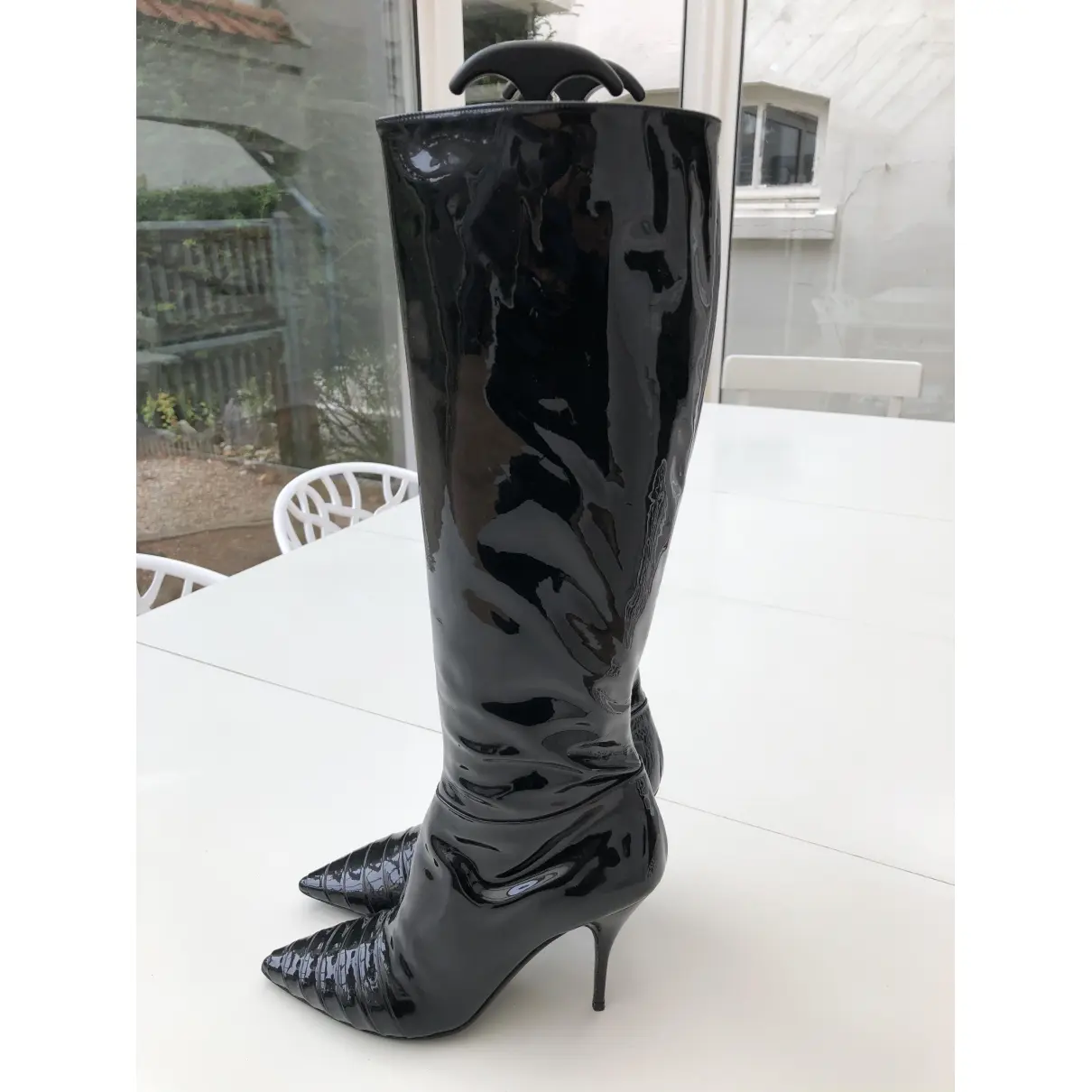 Patent leather boots Valentino Garavani