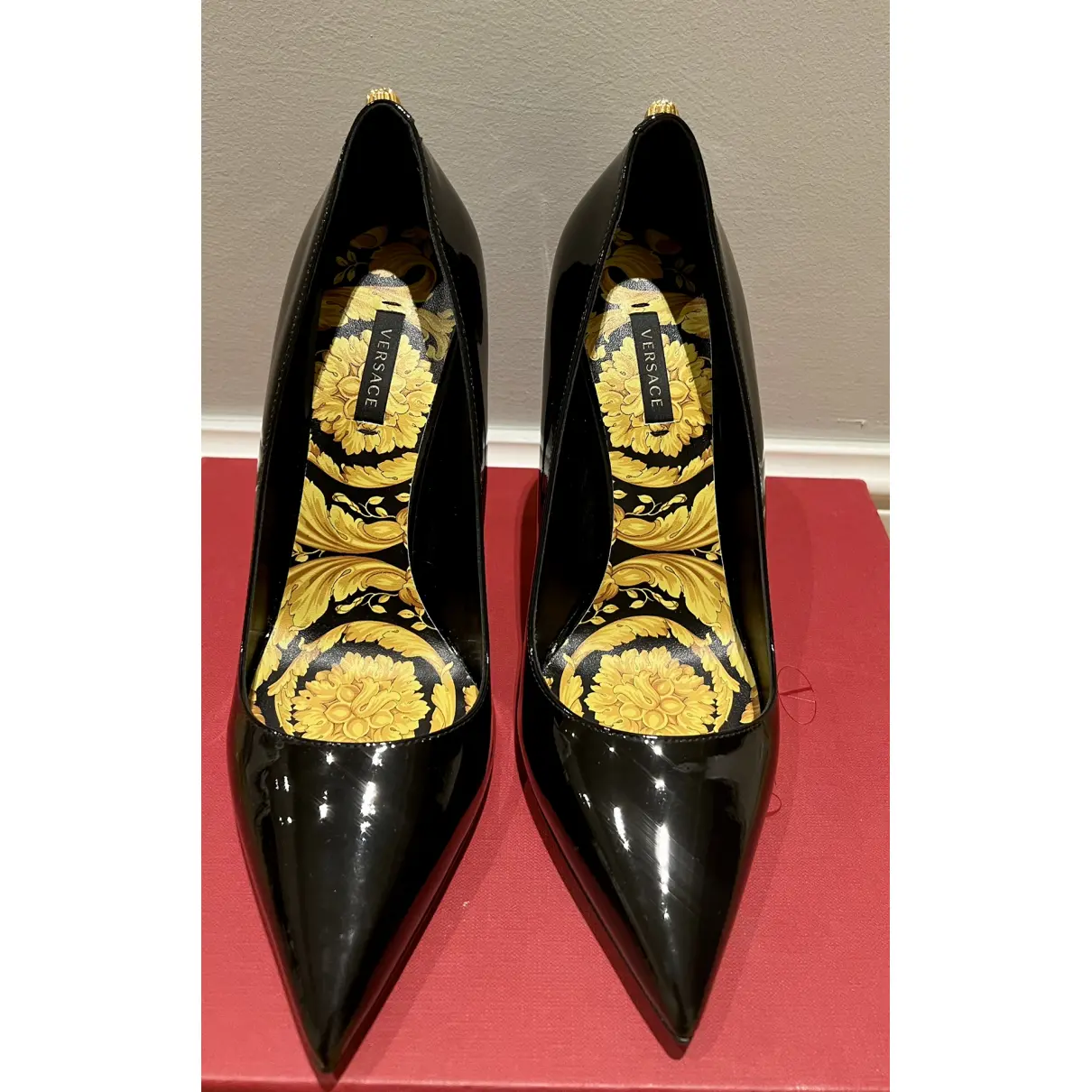 Buy Versace Patent leather heels online