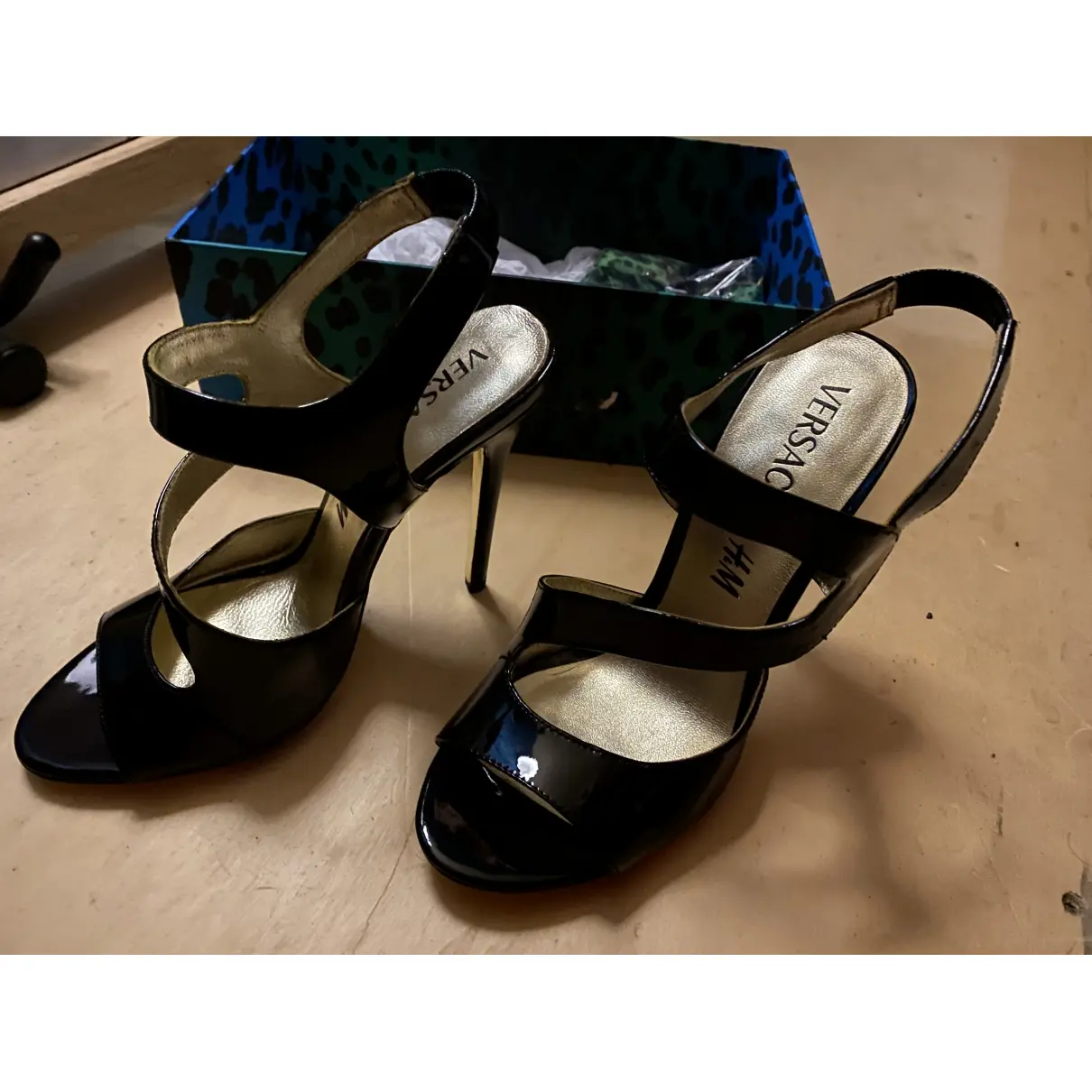 Buy Versace x H&M Patent leather heels online