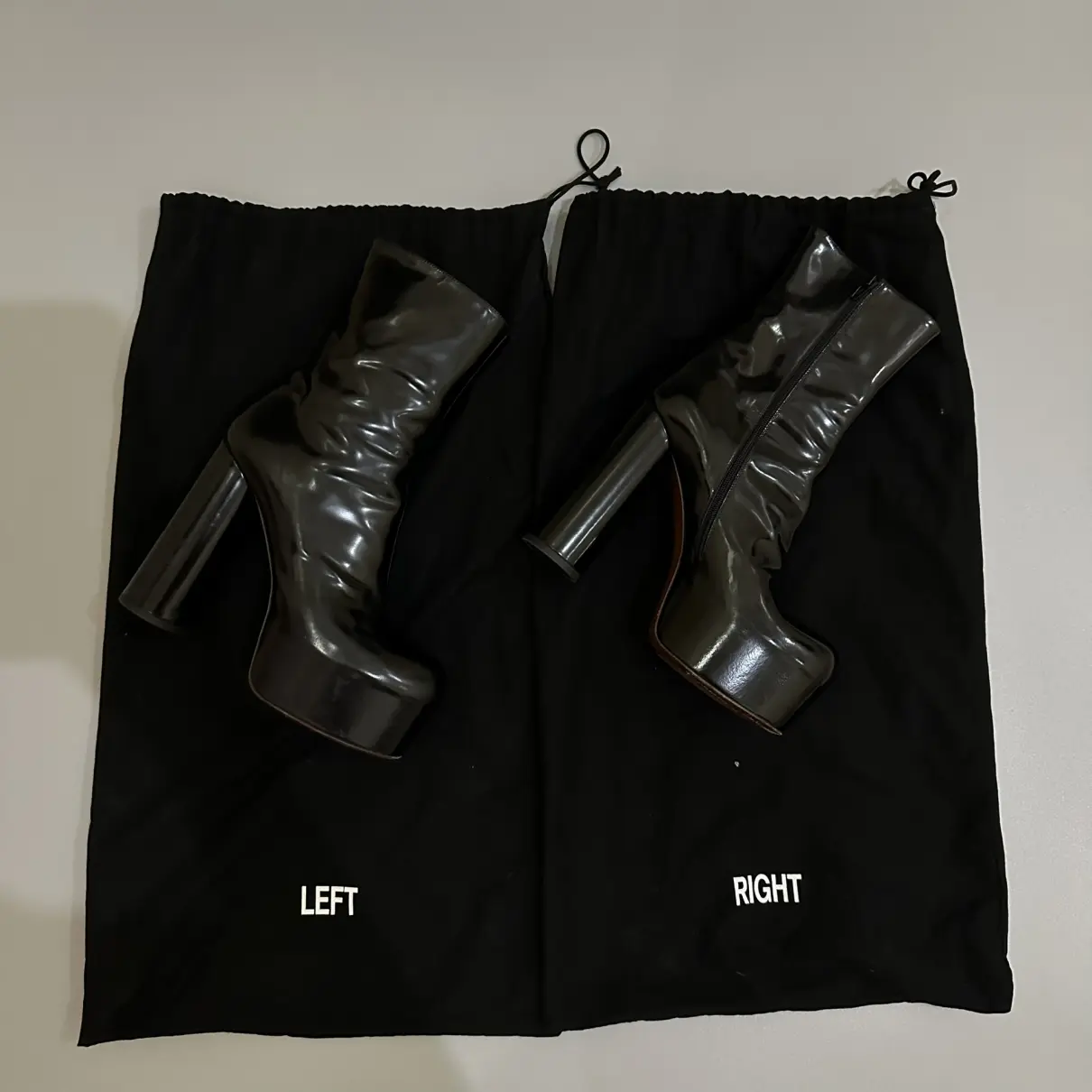Buy Vetements Patent leather boots online