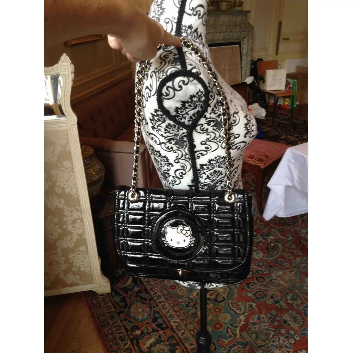 Patent leather handbag Victoria Casal