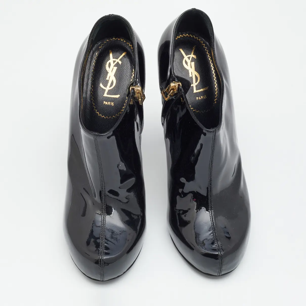 Buy Yves Saint Laurent Patent leather boots online - Vintage