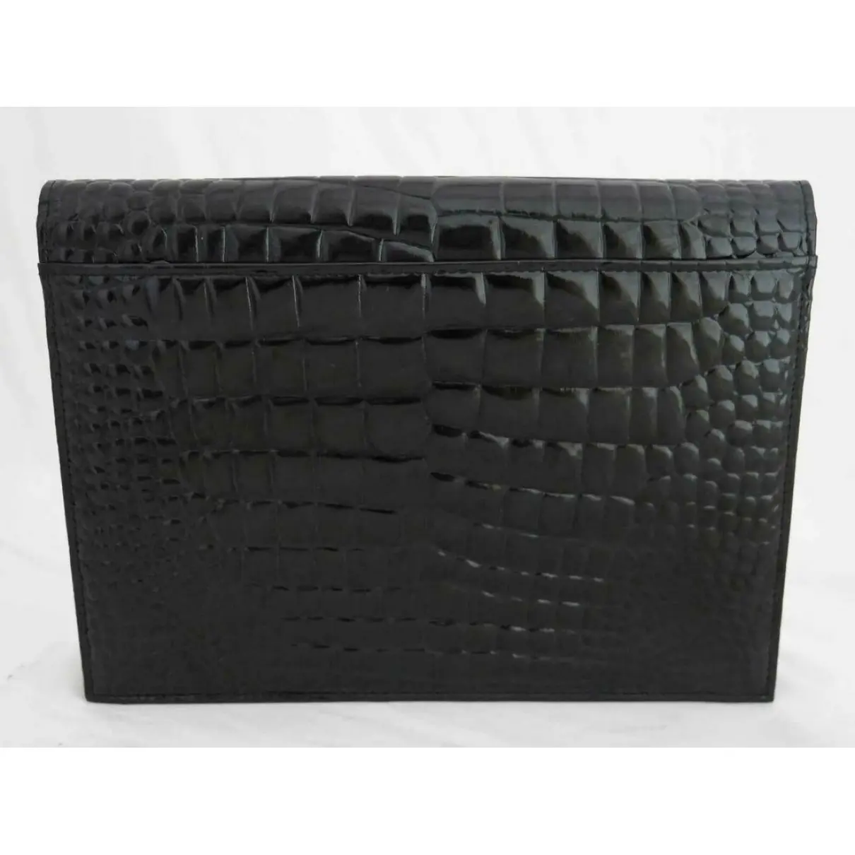 Buy Yves Saint Laurent Patent leather clutch bag online - Vintage