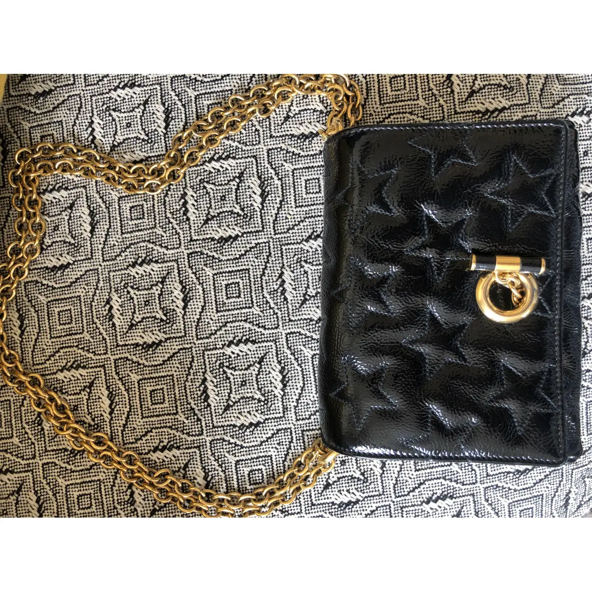 Patent leather crossbody bag Yves Saint Laurent - Vintage