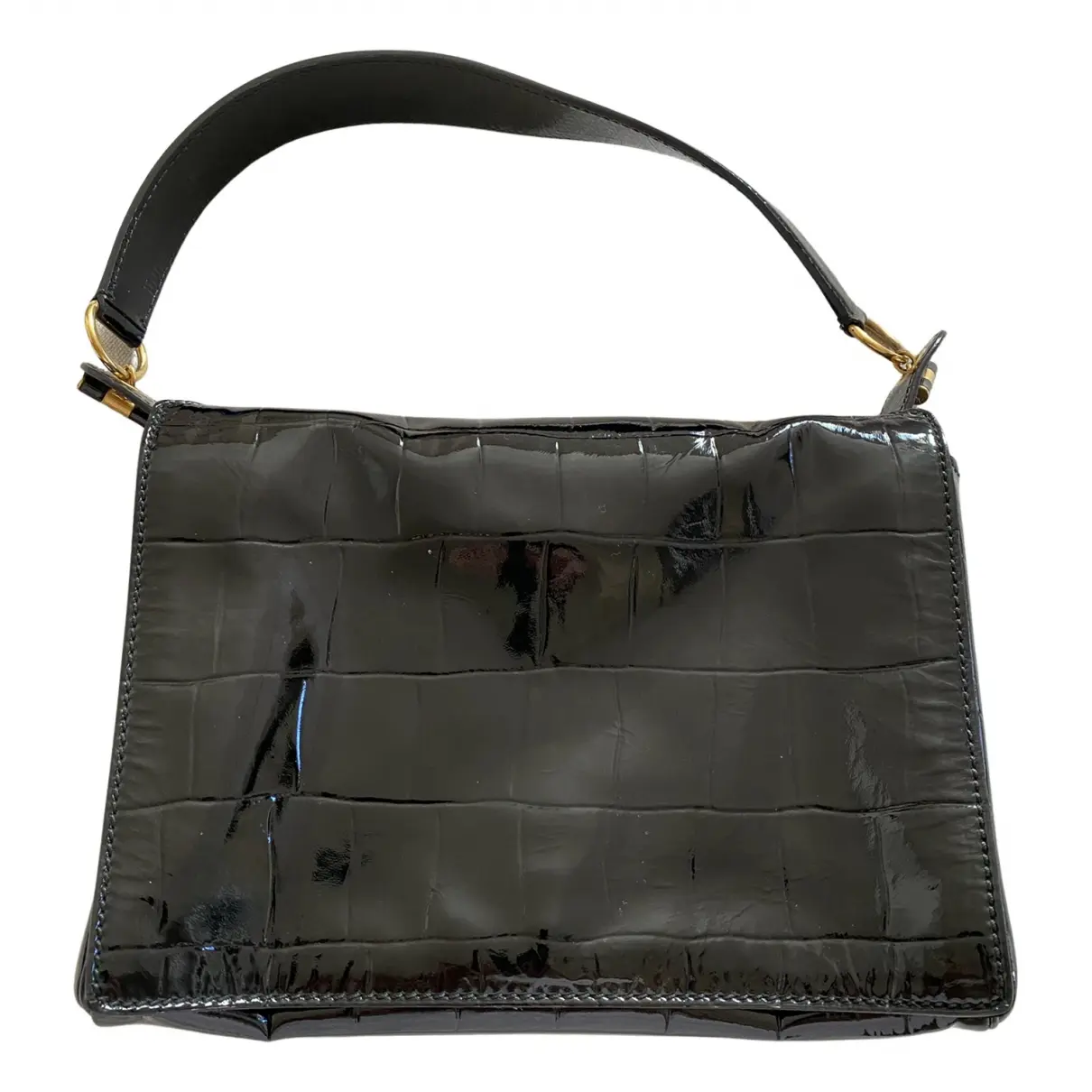 Patent leather handbag Yves Saint Laurent