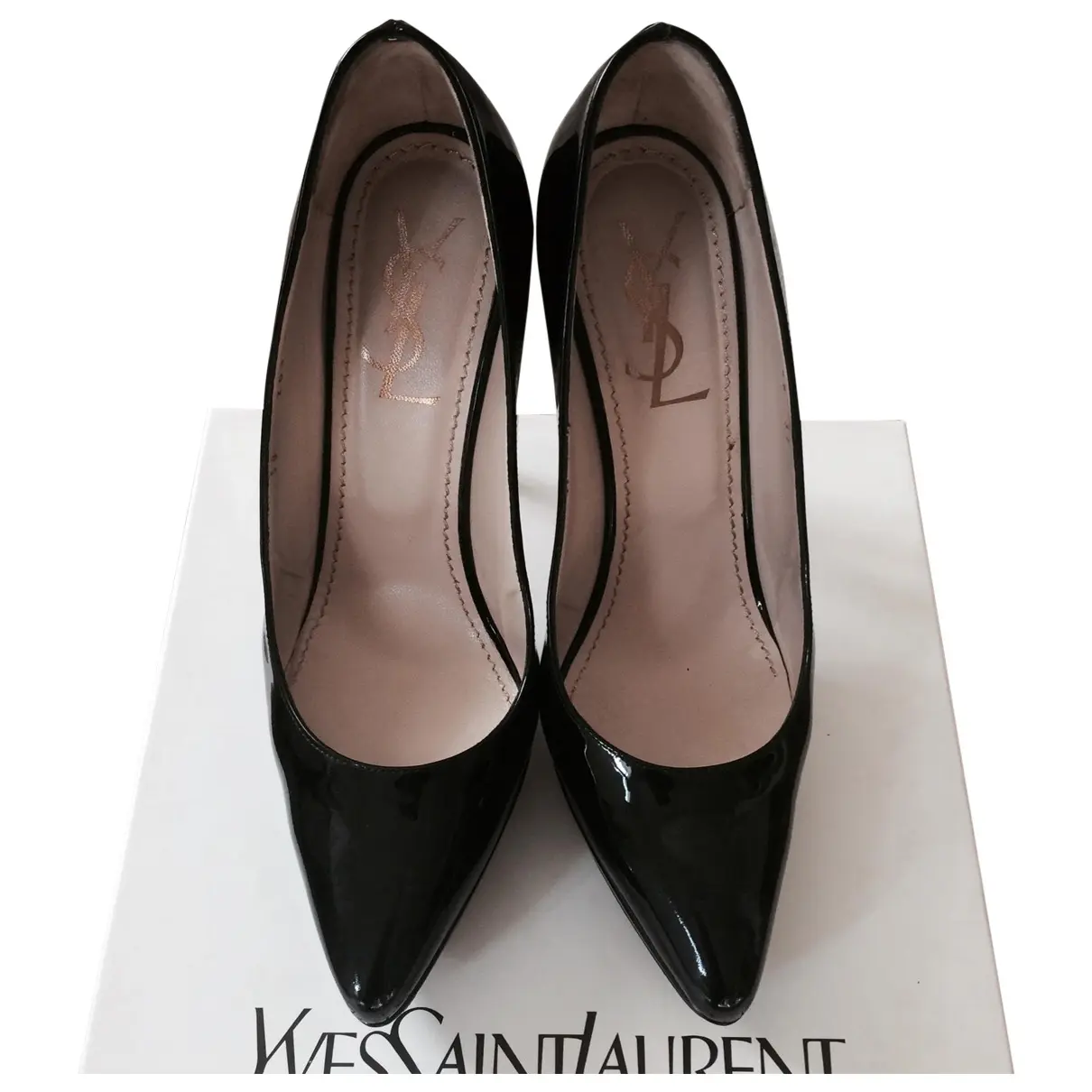 Yves Saint Laurent Patent leather heels for sale - Vintage