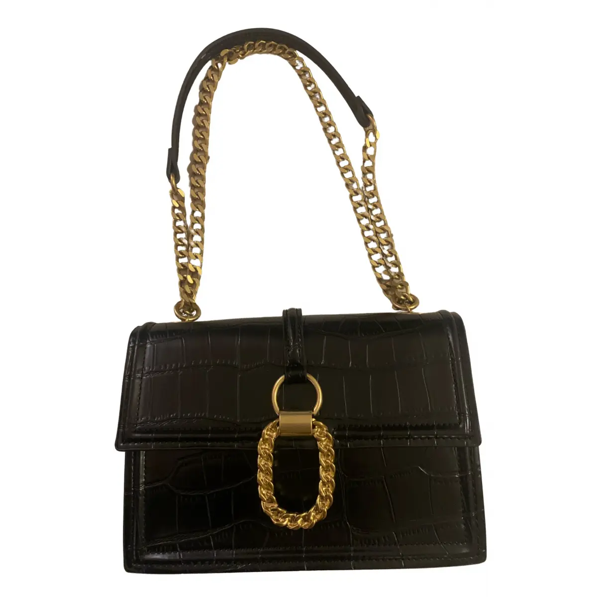 Patent leather handbag Zara