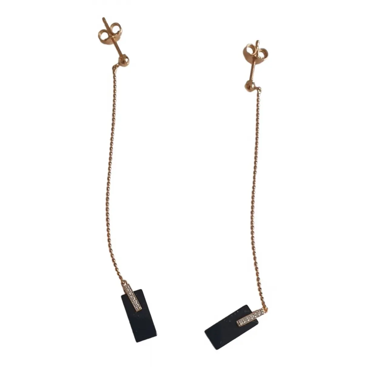 Pink gold earrings Ginette Ny