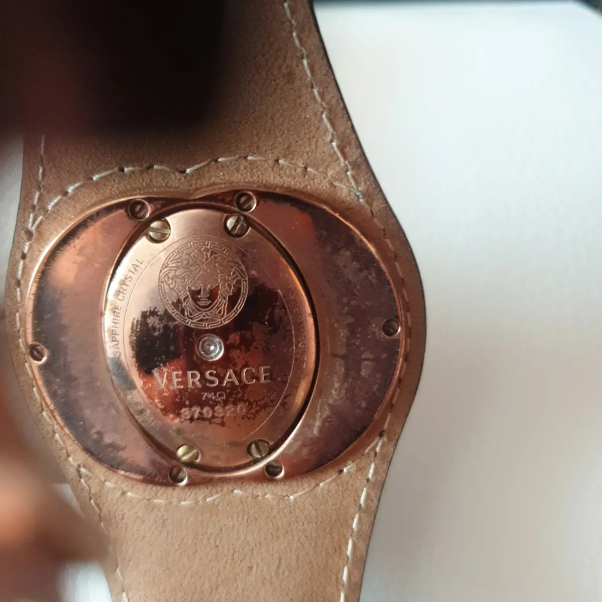 Buy Versace Pink gold watch online