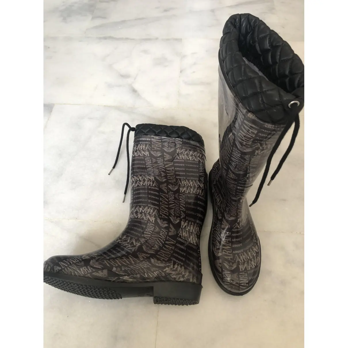 Armani Collezioni Wellington boots for sale