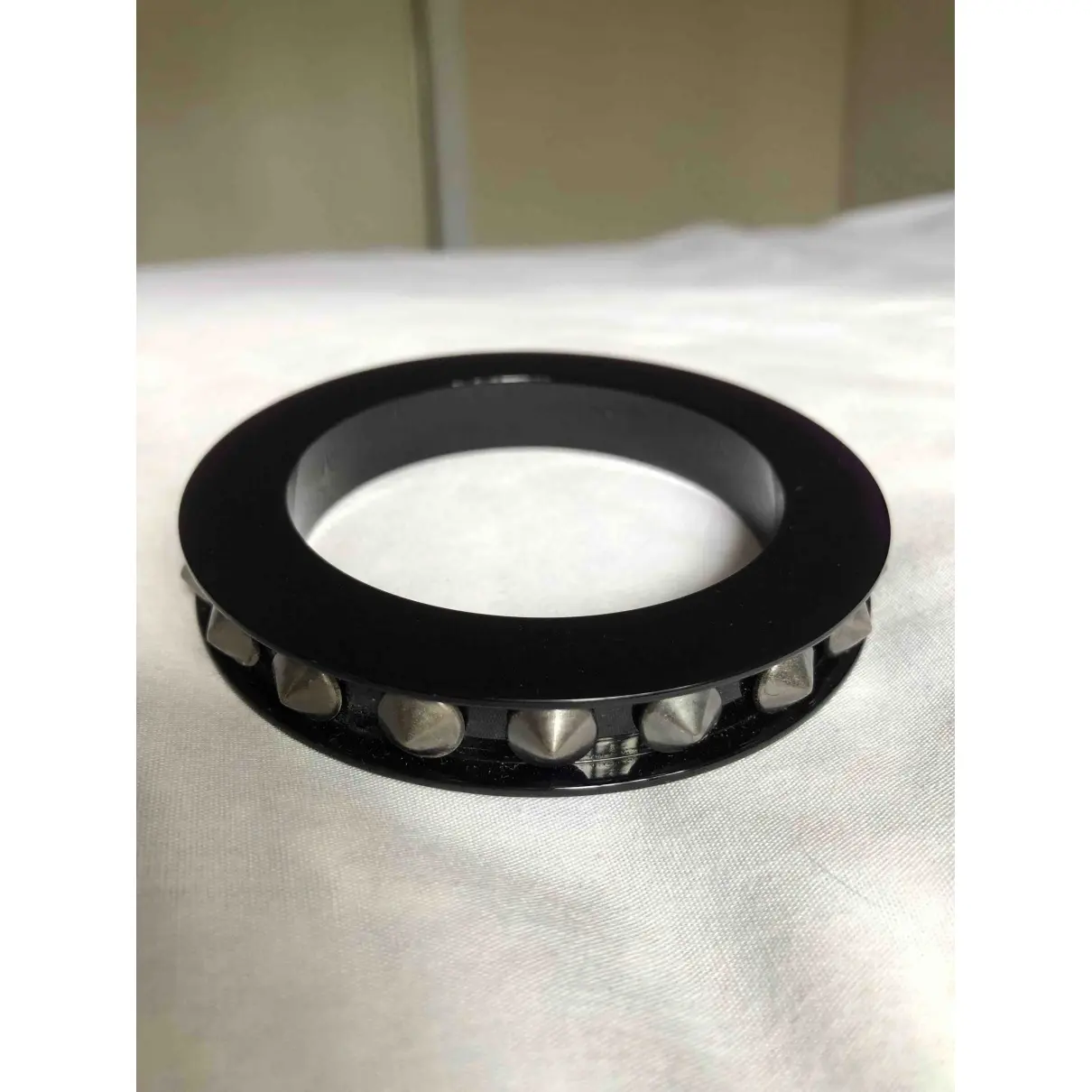 Burberry Black Plastic Bracelet for sale