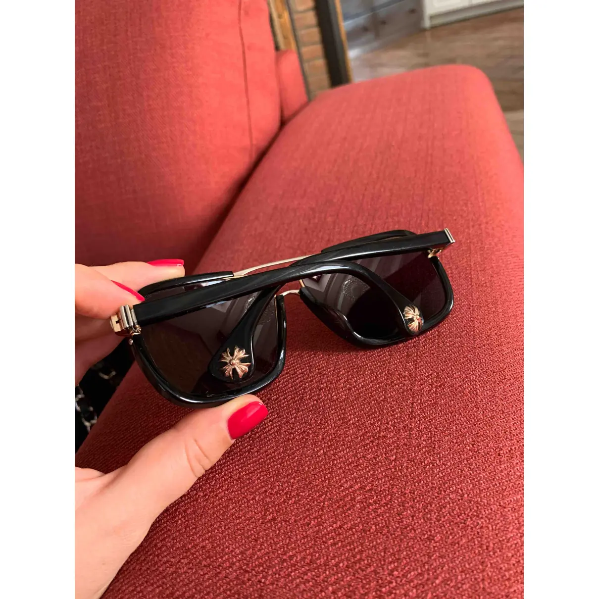 Buy Chrome Hearts Oversized sunglasses online