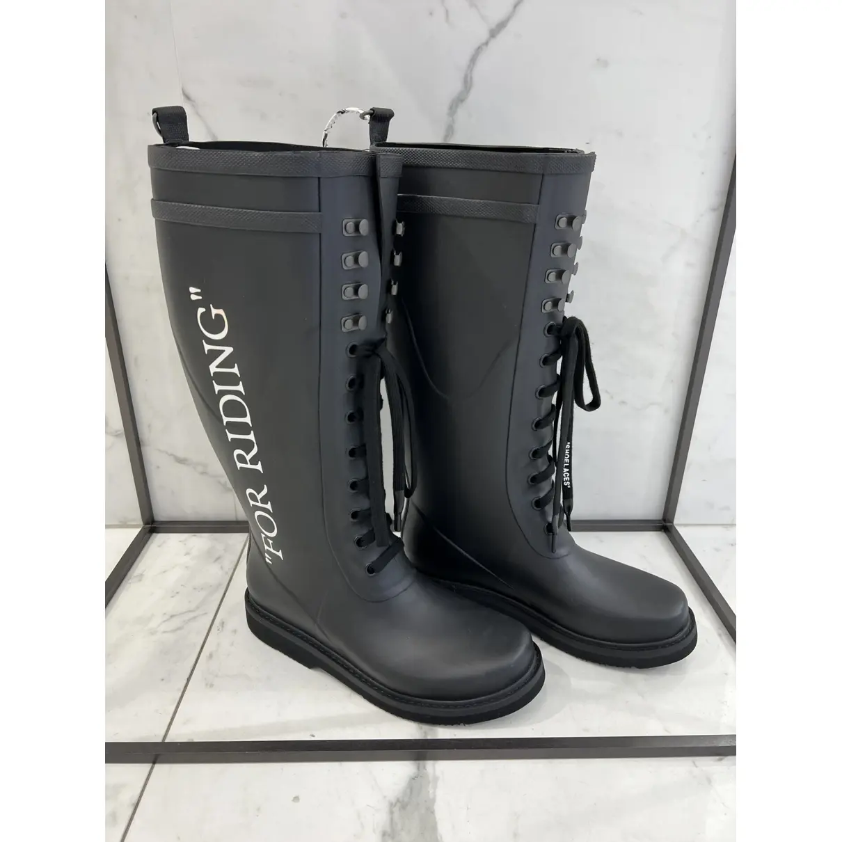 Wellington boots Off-White
