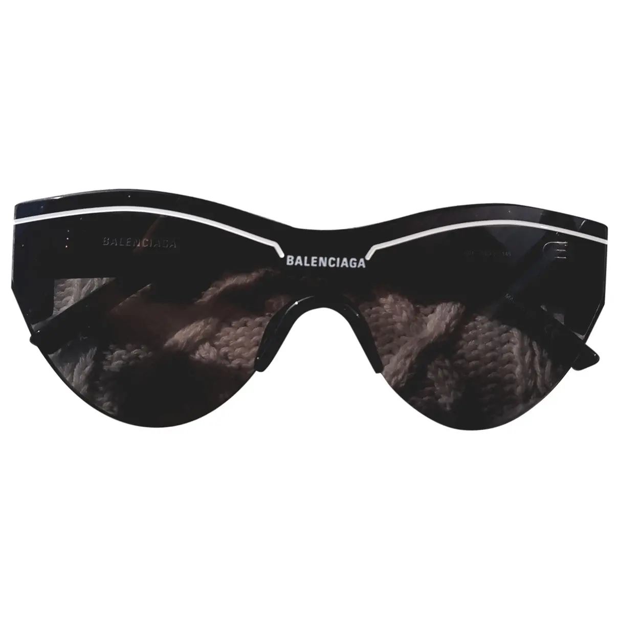 Ski Cat oversized sunglasses Balenciaga