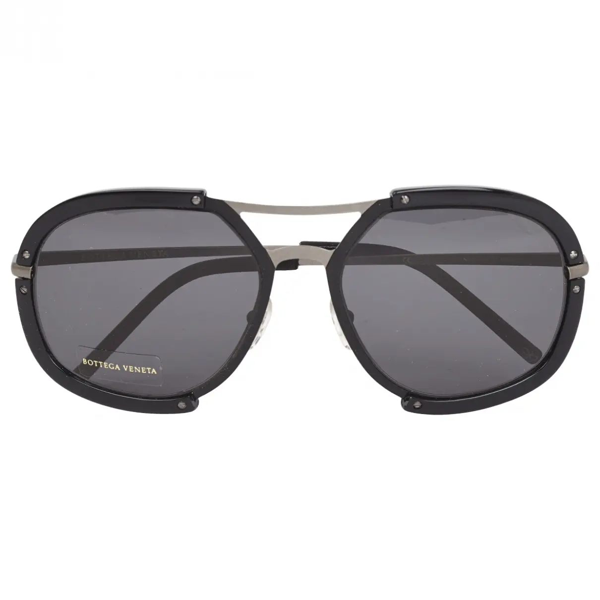 Black Plastic Sunglasses Bottega Veneta