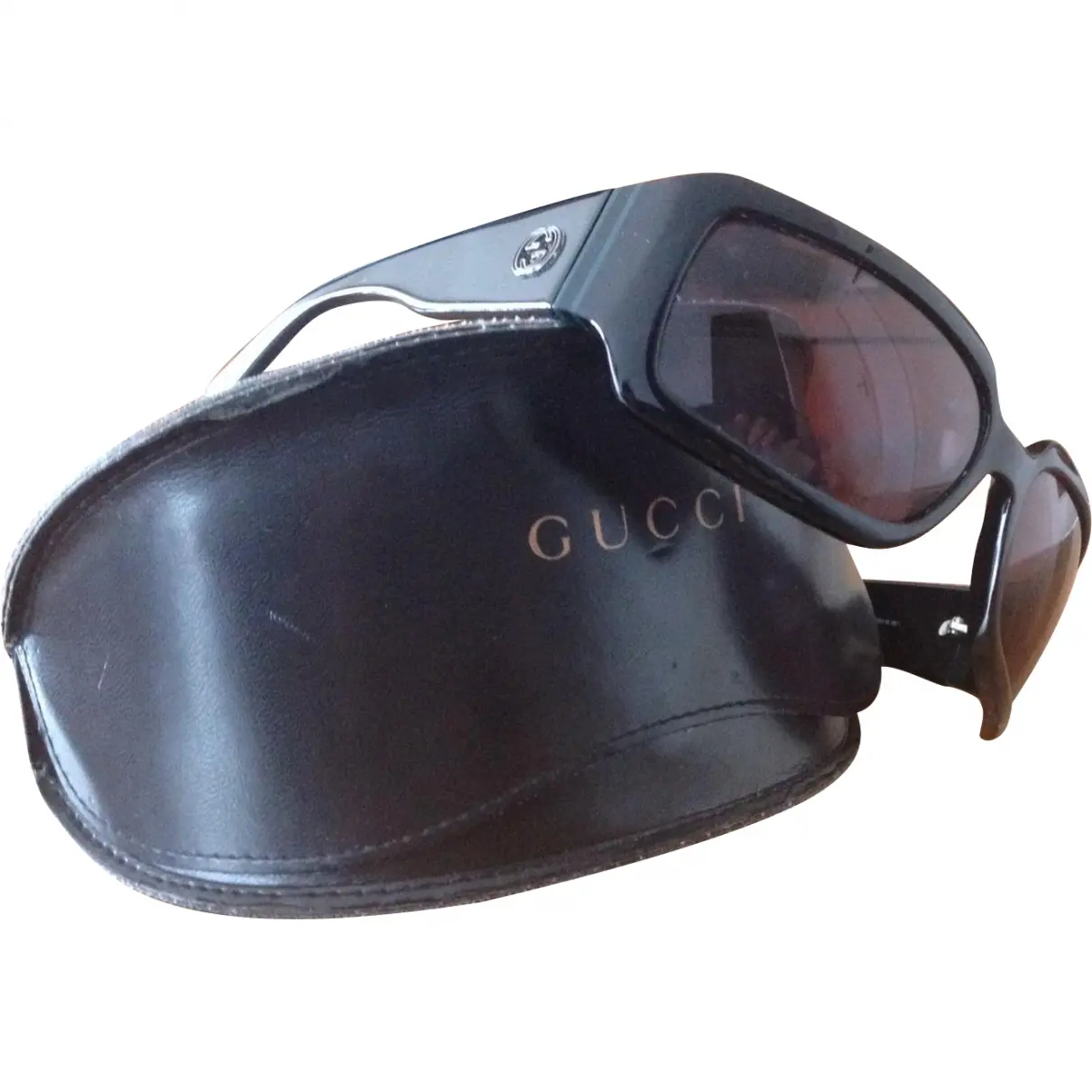 Black Plastic Sunglasses Gucci