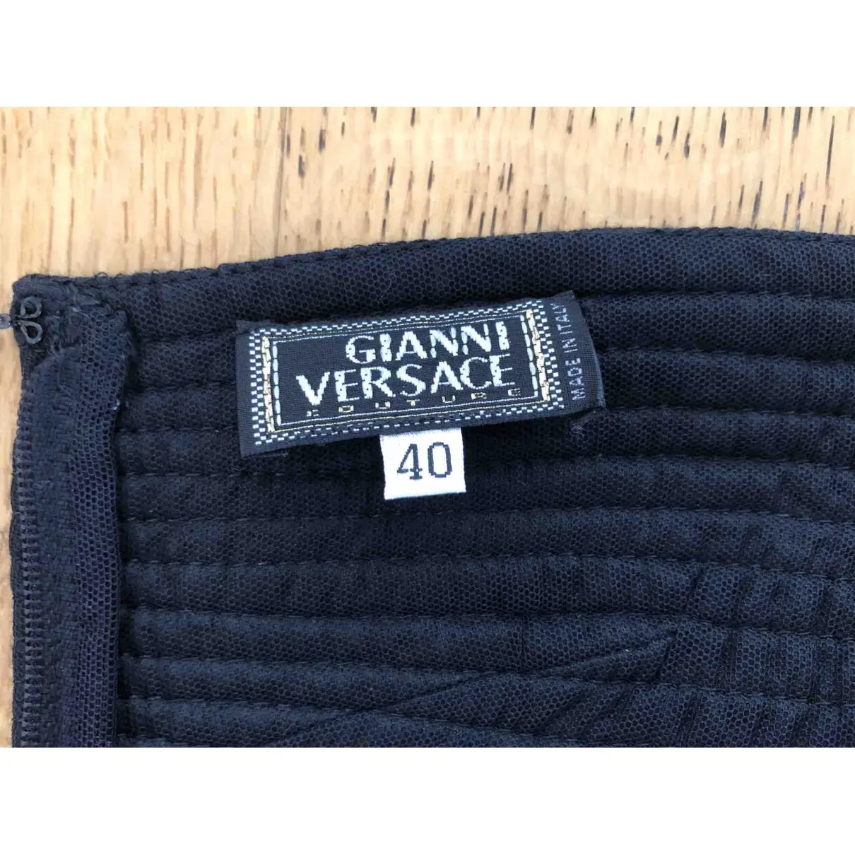 Buy Gianni Versace Black Polyamide Top online - Vintage