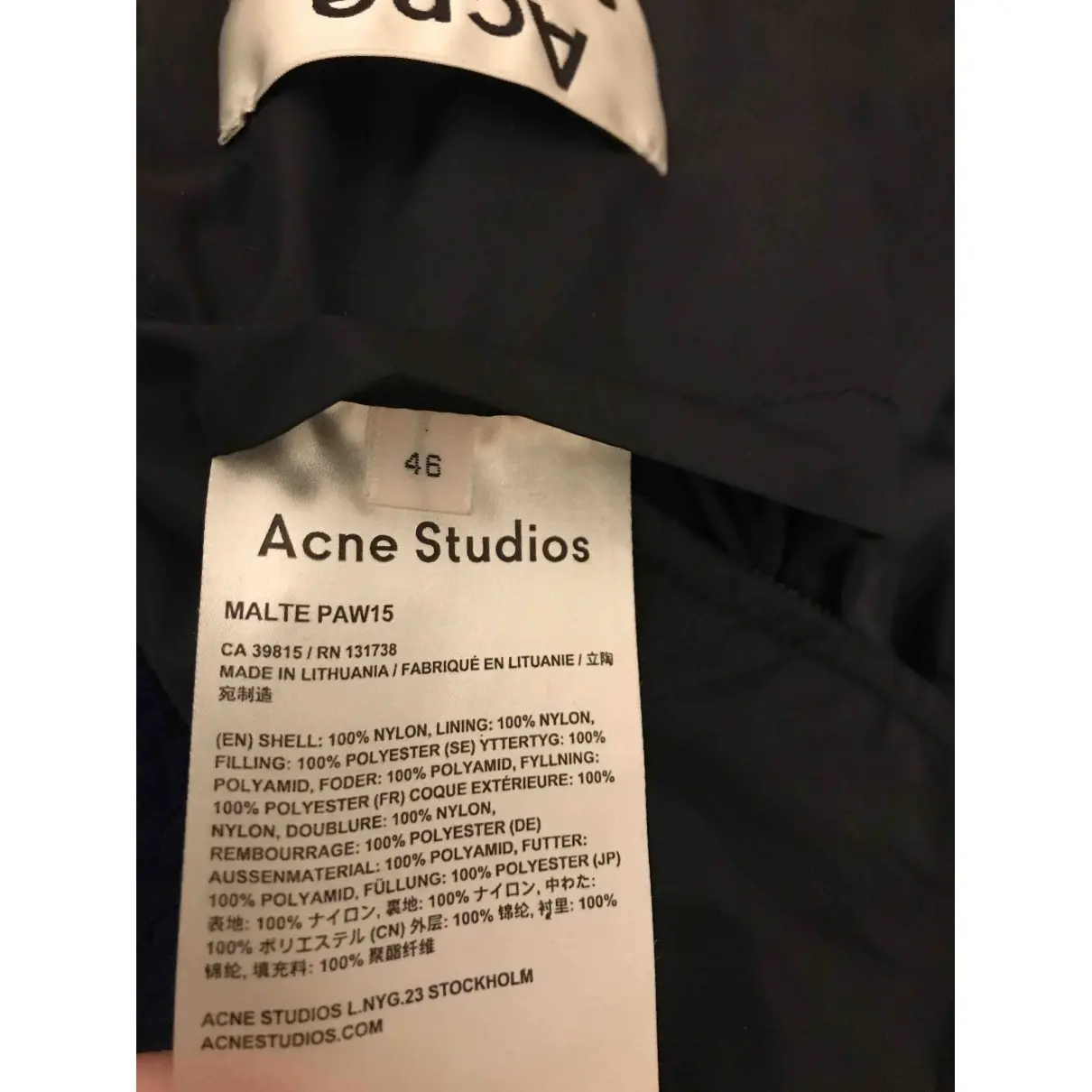 Buy Acne Studios Trenchcoat online