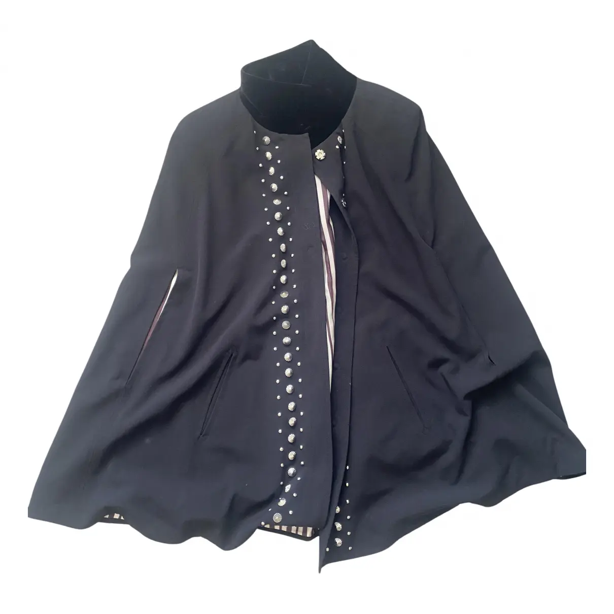Black Polyester Jacket Alice by Temperley