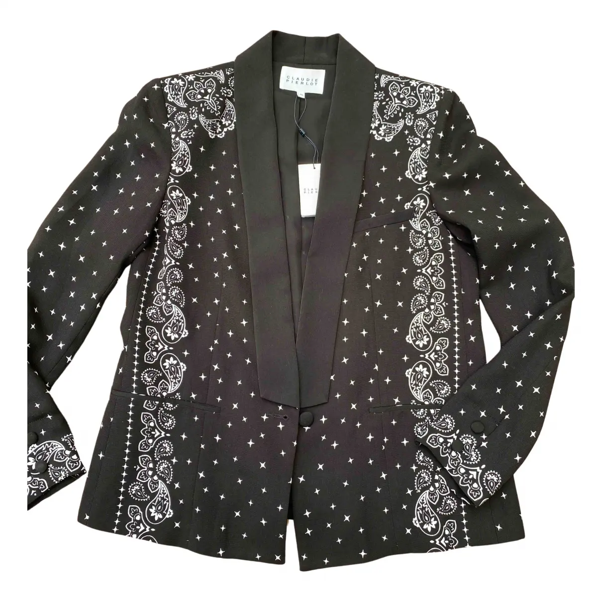 Black Polyester Jacket Claudie Pierlot