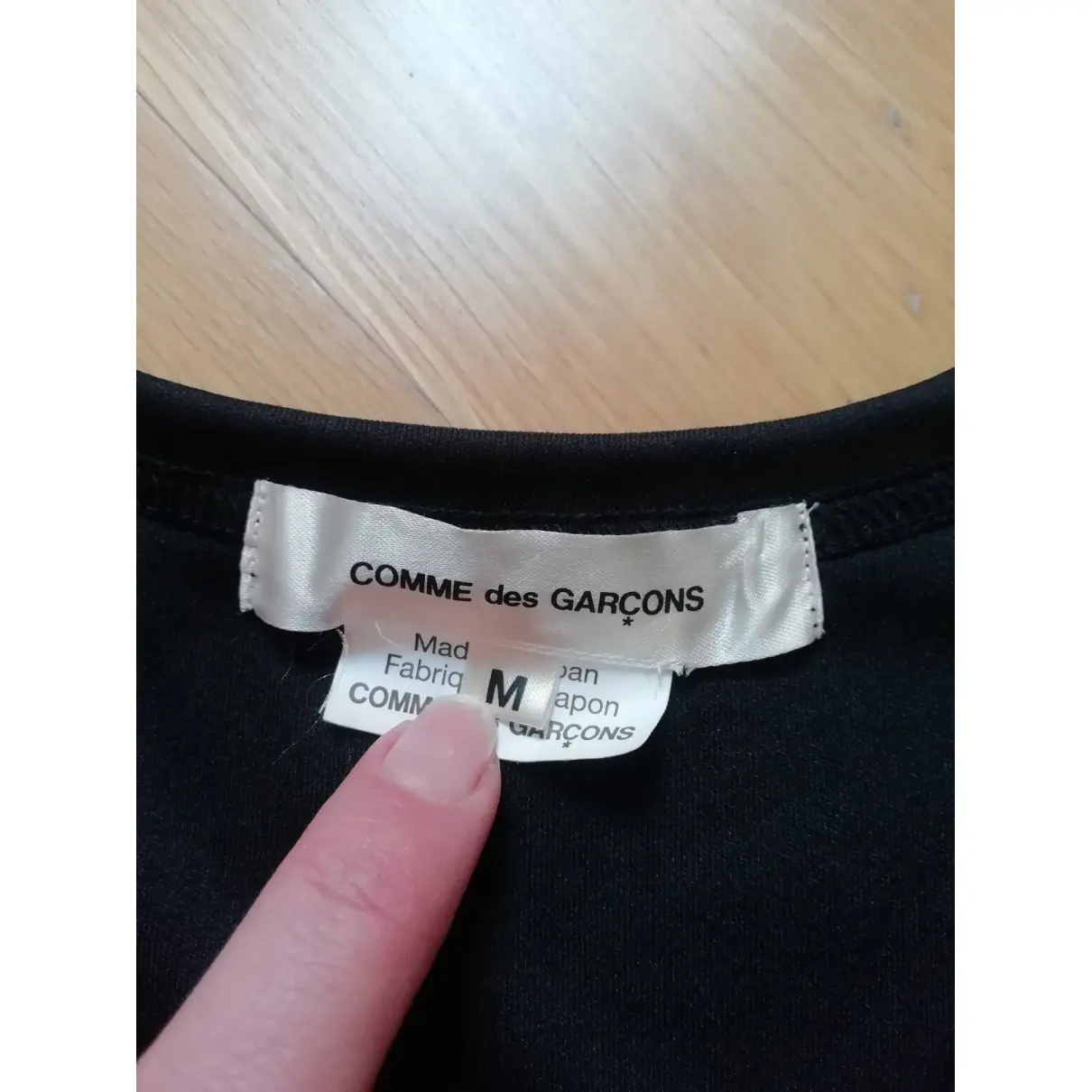 Buy Comme Des Garcons Black Polyester Top online