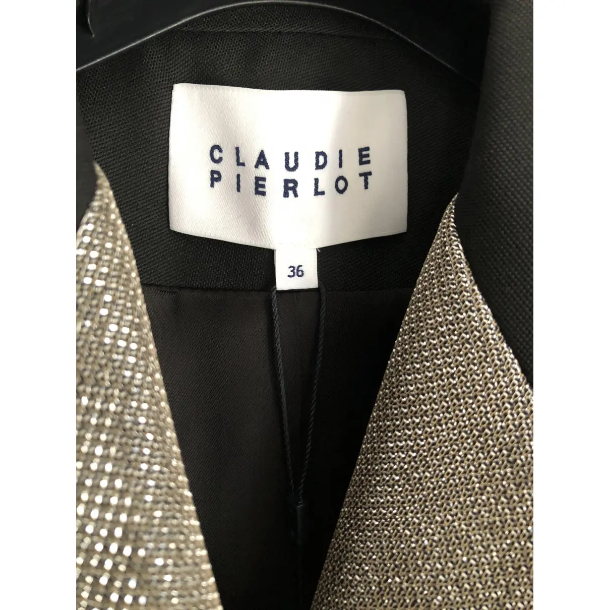 Black Polyester Jacket Fall Winter 2019 Claudie Pierlot
