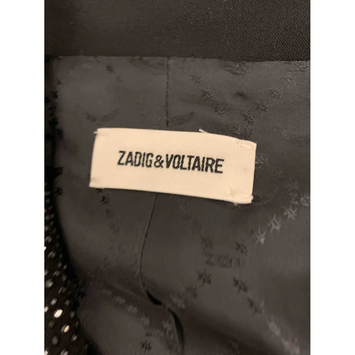 Black Polyester Jacket Fall Winter 2019 Zadig & Voltaire