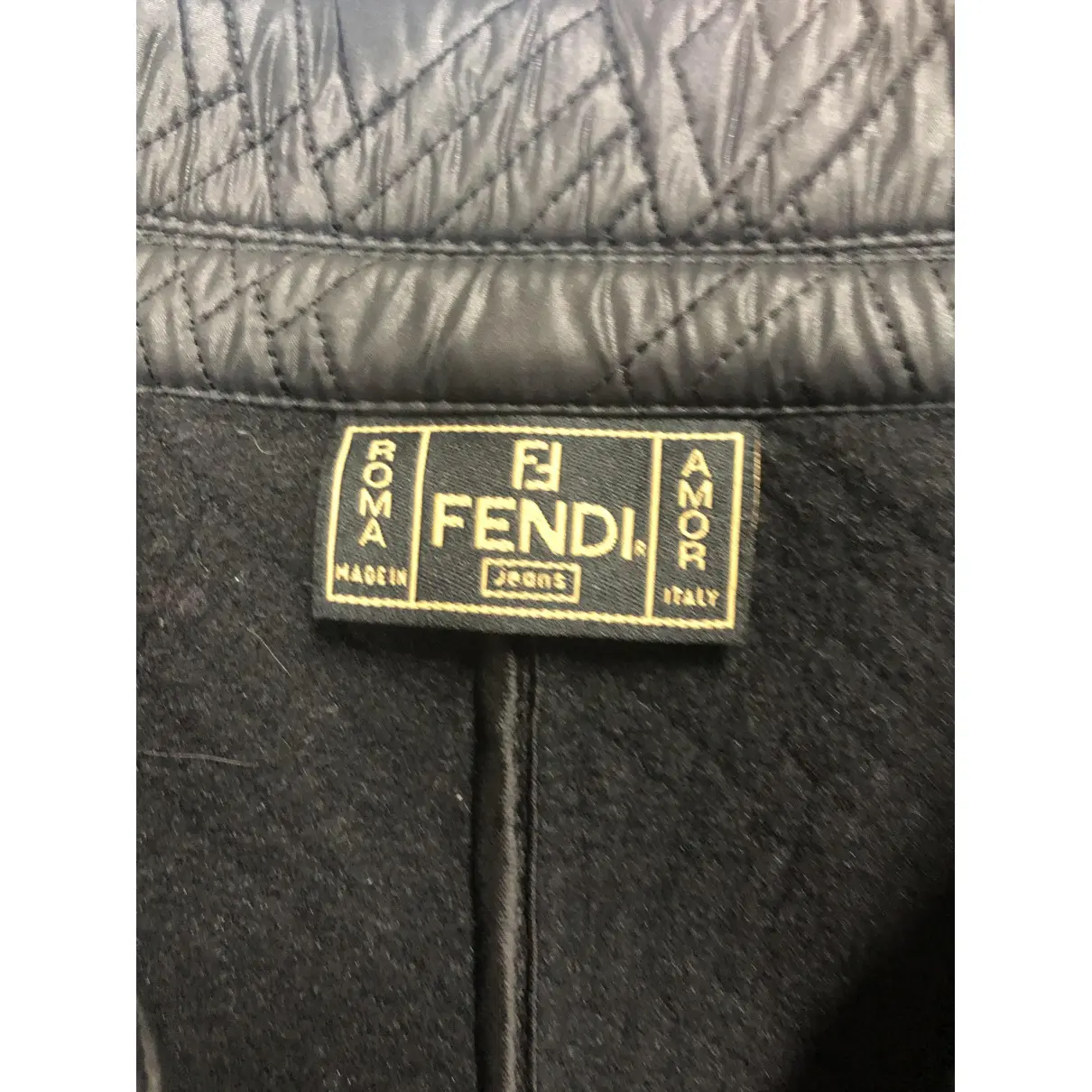 Black Polyester Jacket Fendi - Vintage