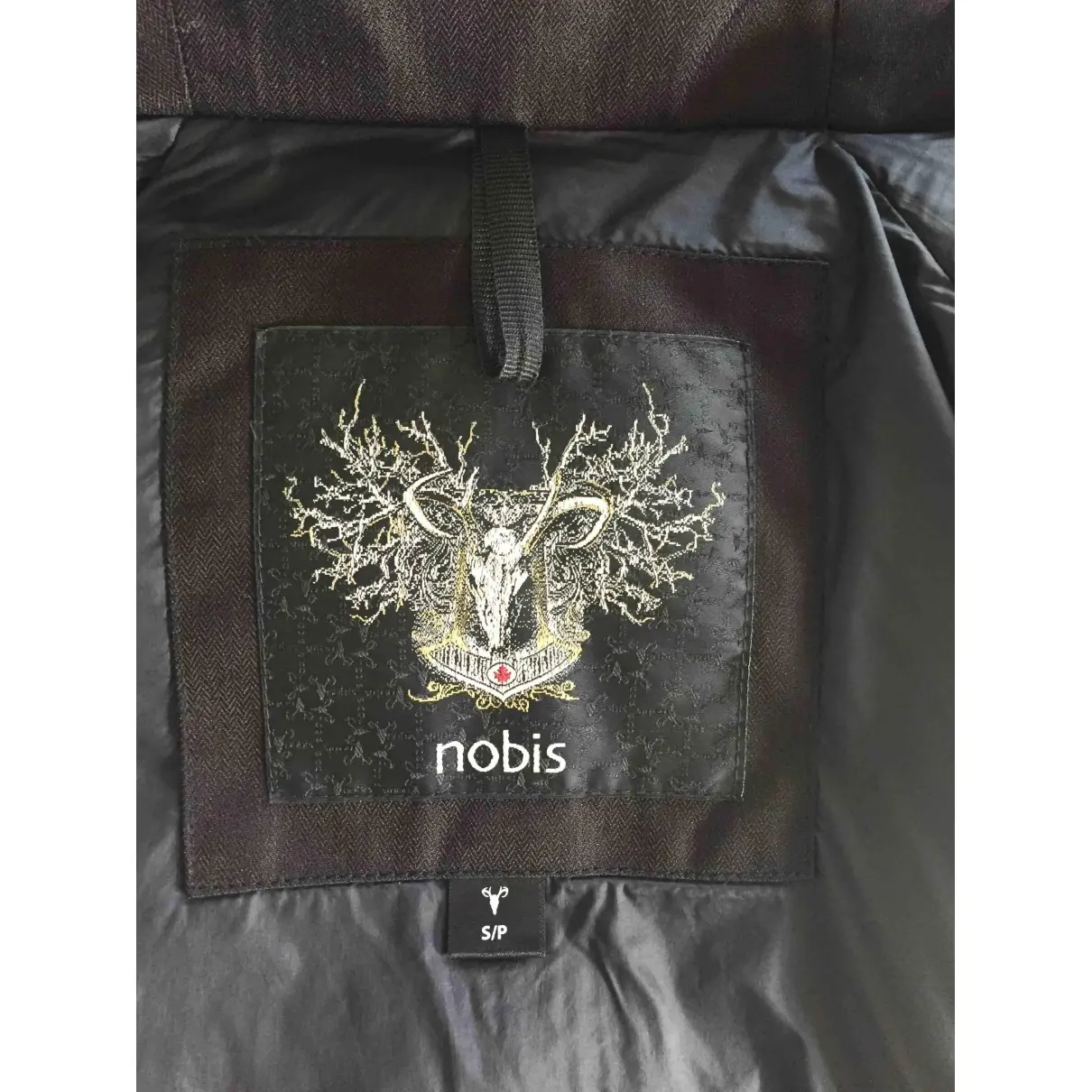 Buy nobis Black Polyester Coat online