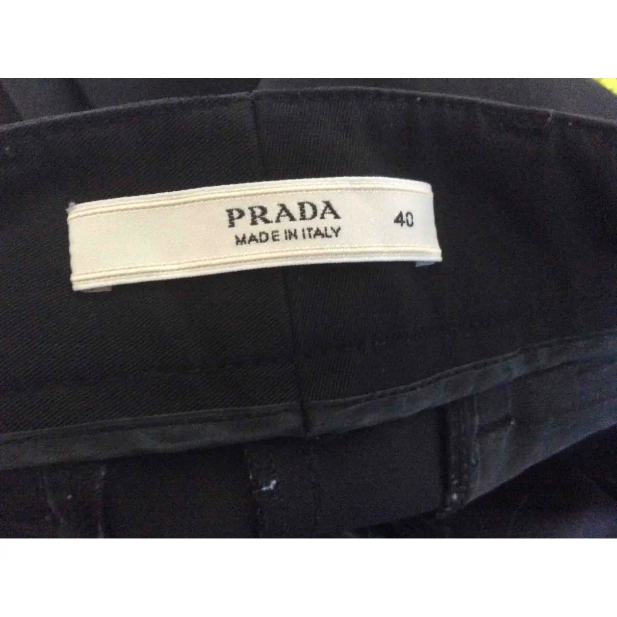 Black Polyester Shorts Prada