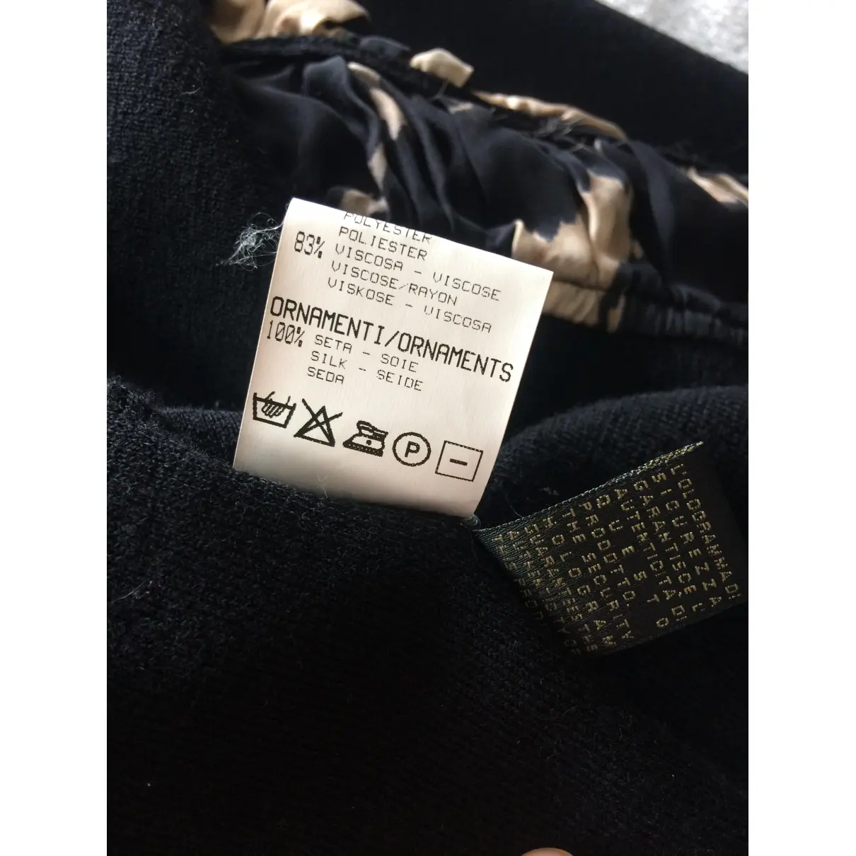 Black Polyester Knitwear Roberto Cavalli