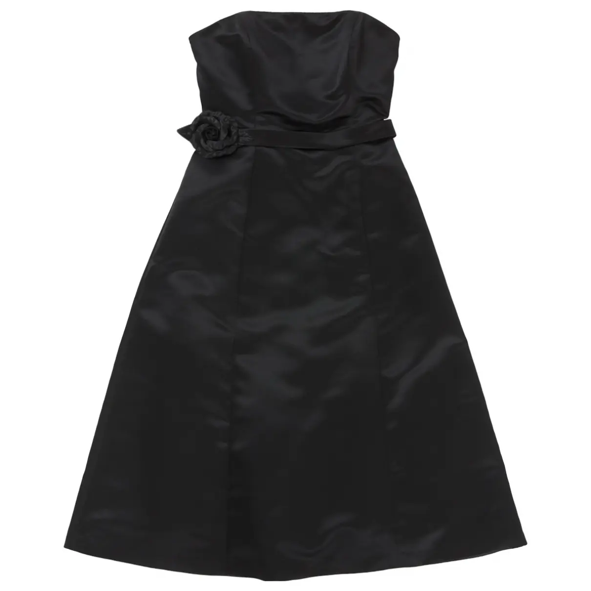 Black Polyester Dress Bcbg Max Azria