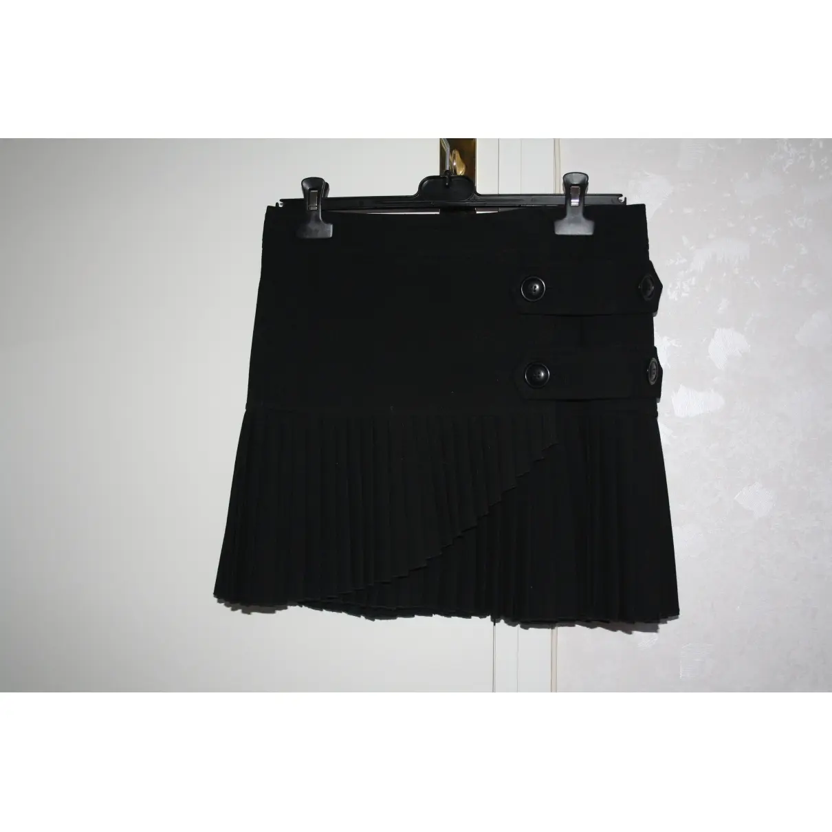 Comptoir Des Cotonniers Black Polyester Skirt for sale