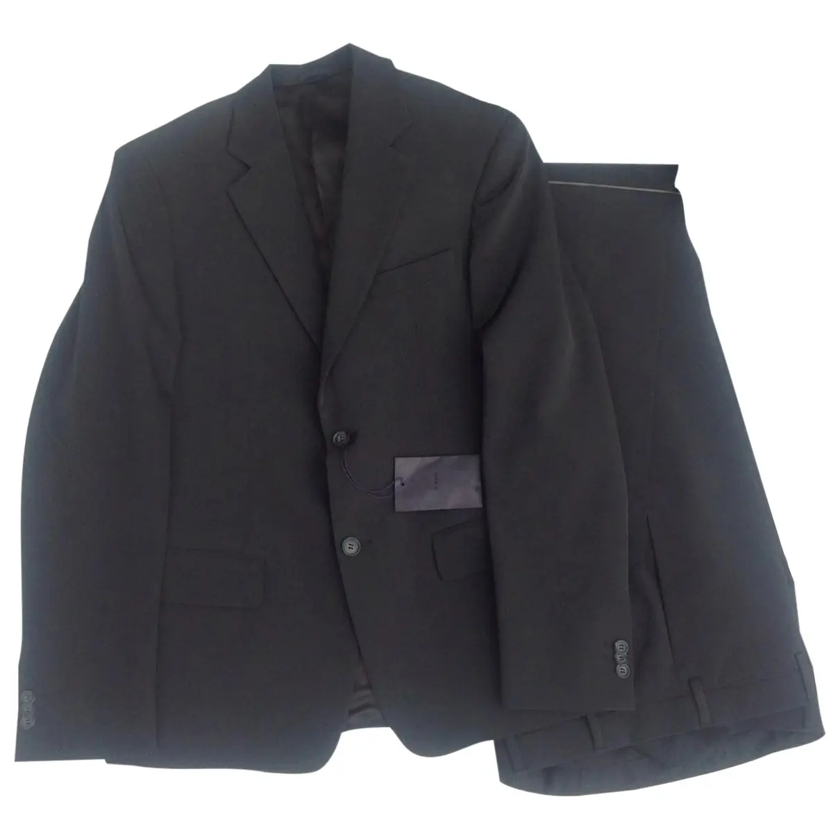 Black Polyester Suit Prada