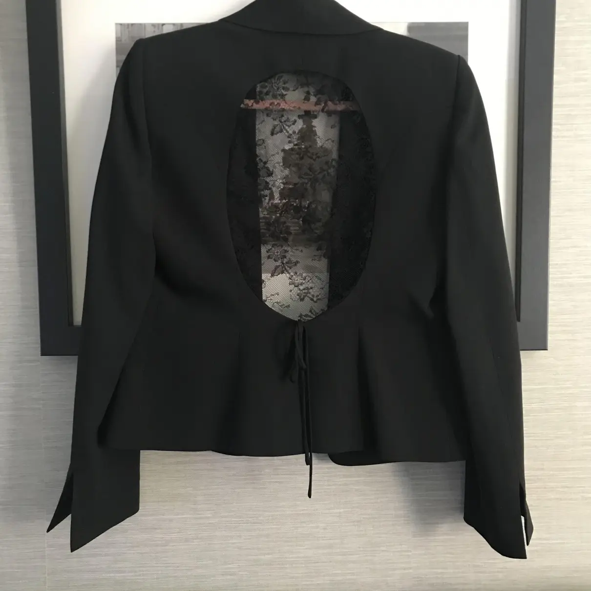 Buy Valentino Garavani Black Polyester Jacket online - Vintage