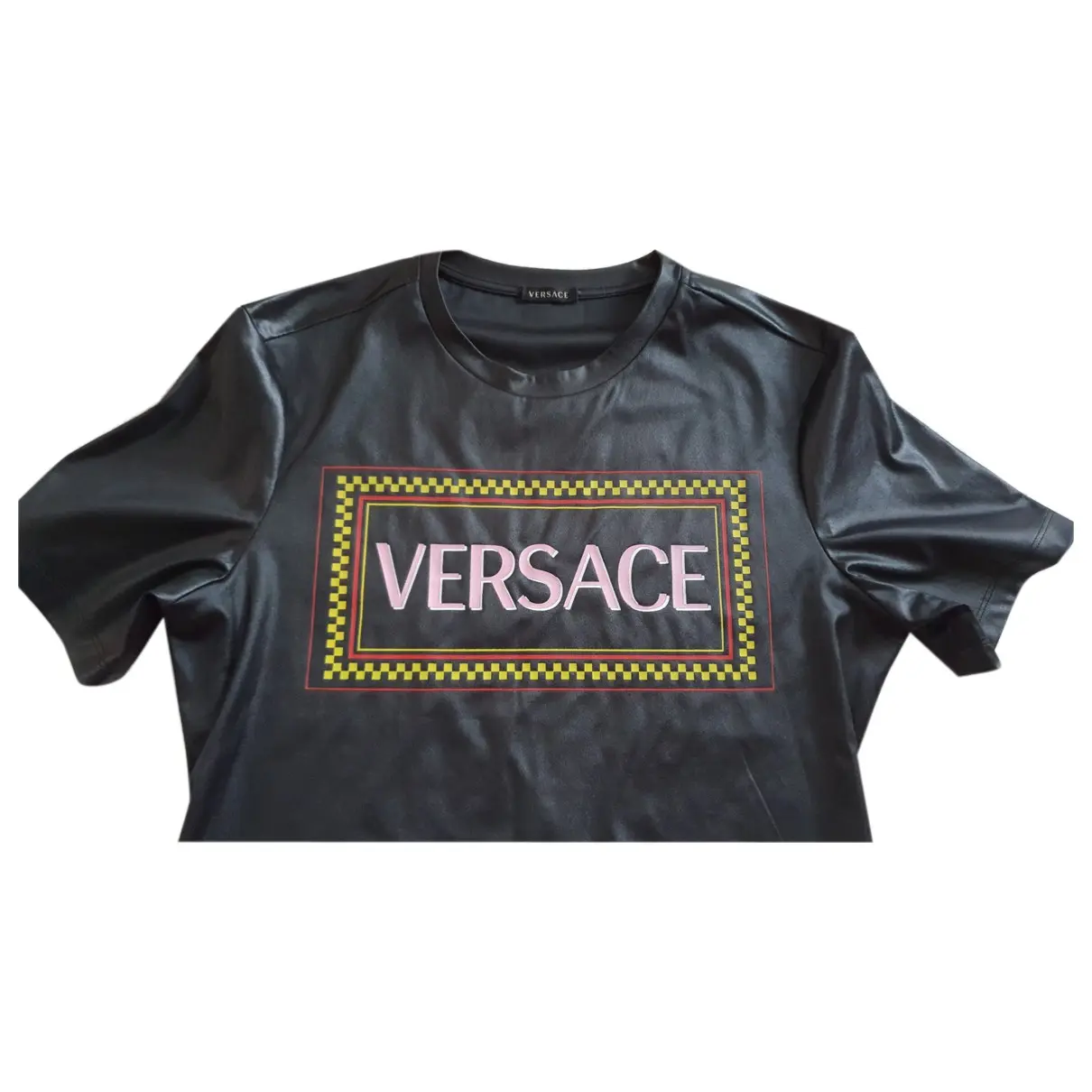 Black Polyester Top Versace