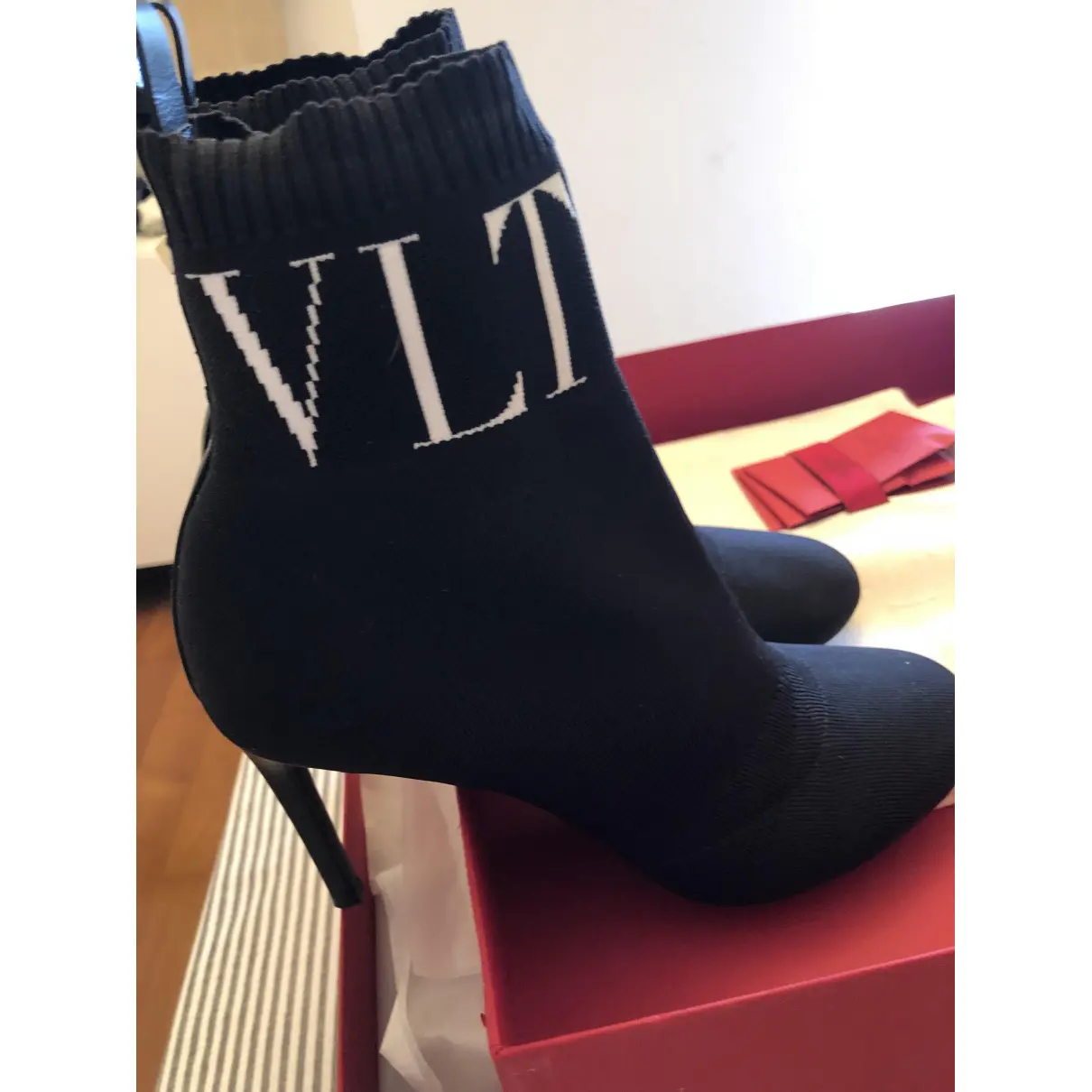 Buy Valentino Garavani VLTN ankle boots online